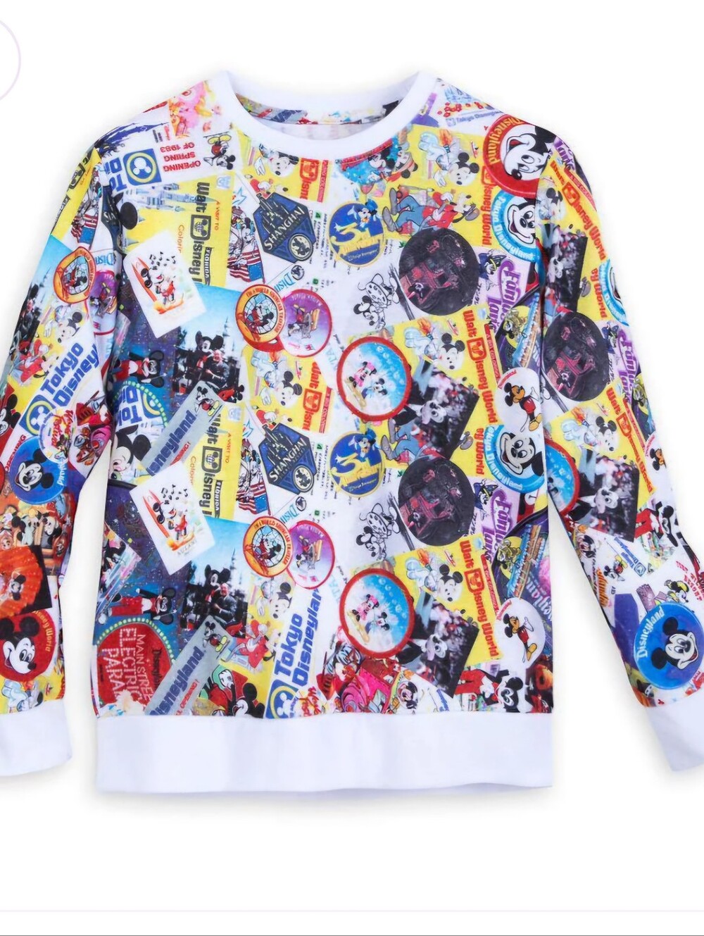 Kids NWT Disneyland Subliminal Art Swestshirt